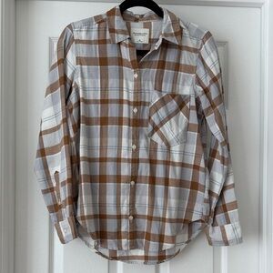 Abercrombie & Fitch Women's Plaid Button Down Shirt
